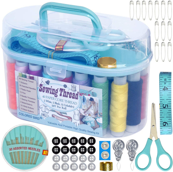 1Pcs Portable Sewing Kit, DIY Premium Family Sewing Thread