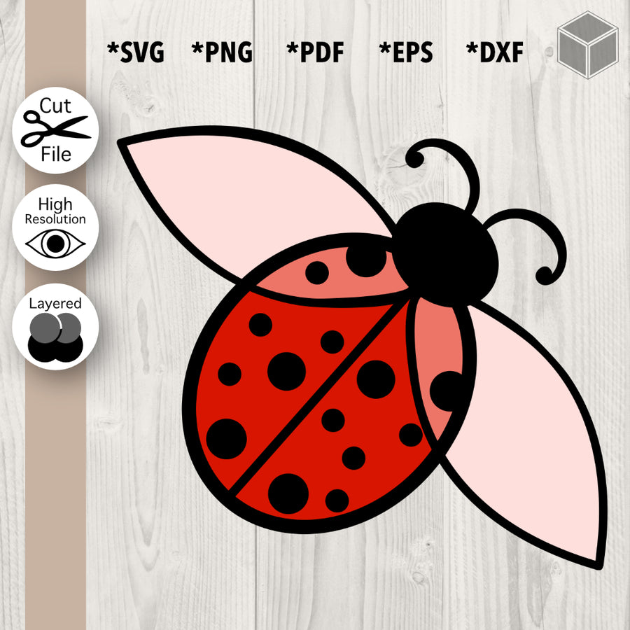 Cute Ladybug Outline PNG & SVG Design For T-Shirts