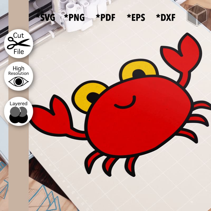 crab outline clipart birthday