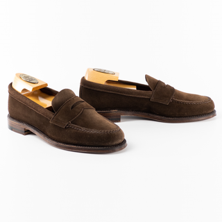 17831F Unlined Leisure Handsewn Penny Loafer LHS (Brown Chromexcel