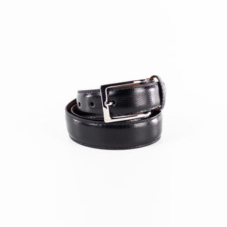 Black Belt With Silver Buckle | Pieces | SilkFred US