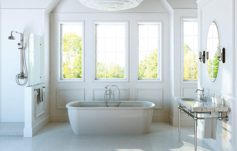 Style and Class define this Winslow bathroom