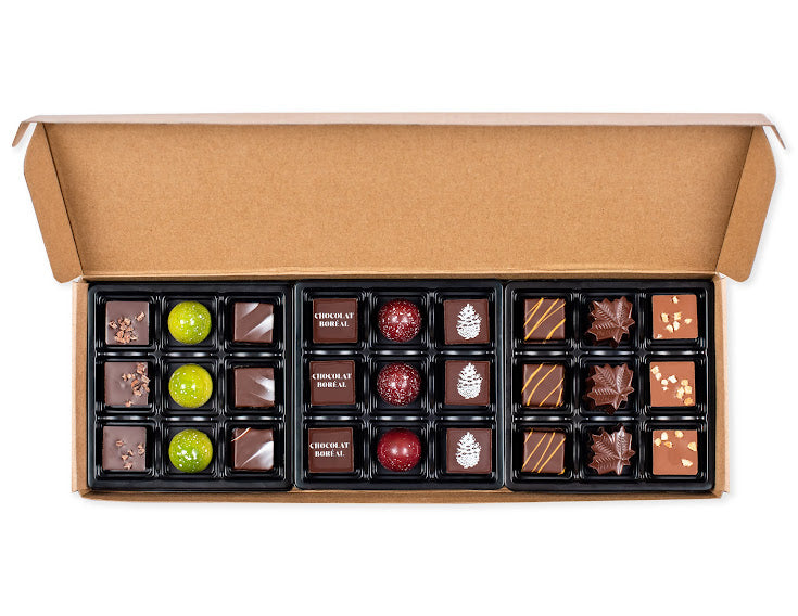 Boîte de Luxe, chocolats assortis 400G