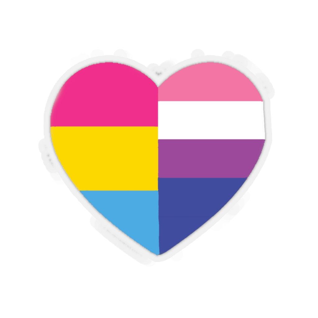 Gender Fluid Pride Stickers and Decal Sheets | LookHUMAN