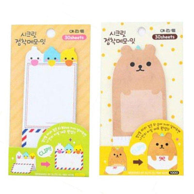 Treein Art Little White Rabbit Little Yellow Duck Gift Bag Hand Account  Decoration Note Paper MEMO Paper Memo Paper Random Shipping – CHL-STORE