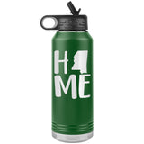 identitystate Green Water Bottle Mississippi HOME 32 oz Insulated Water Bottle
