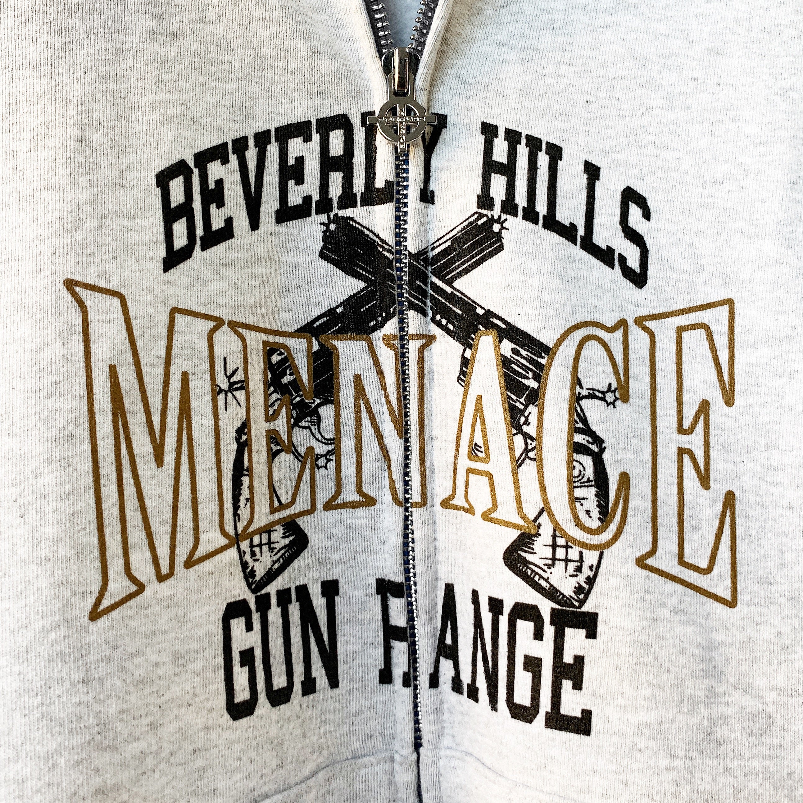 BEVERLY HILLS GUN RANGE ZIP-UP HOODIE