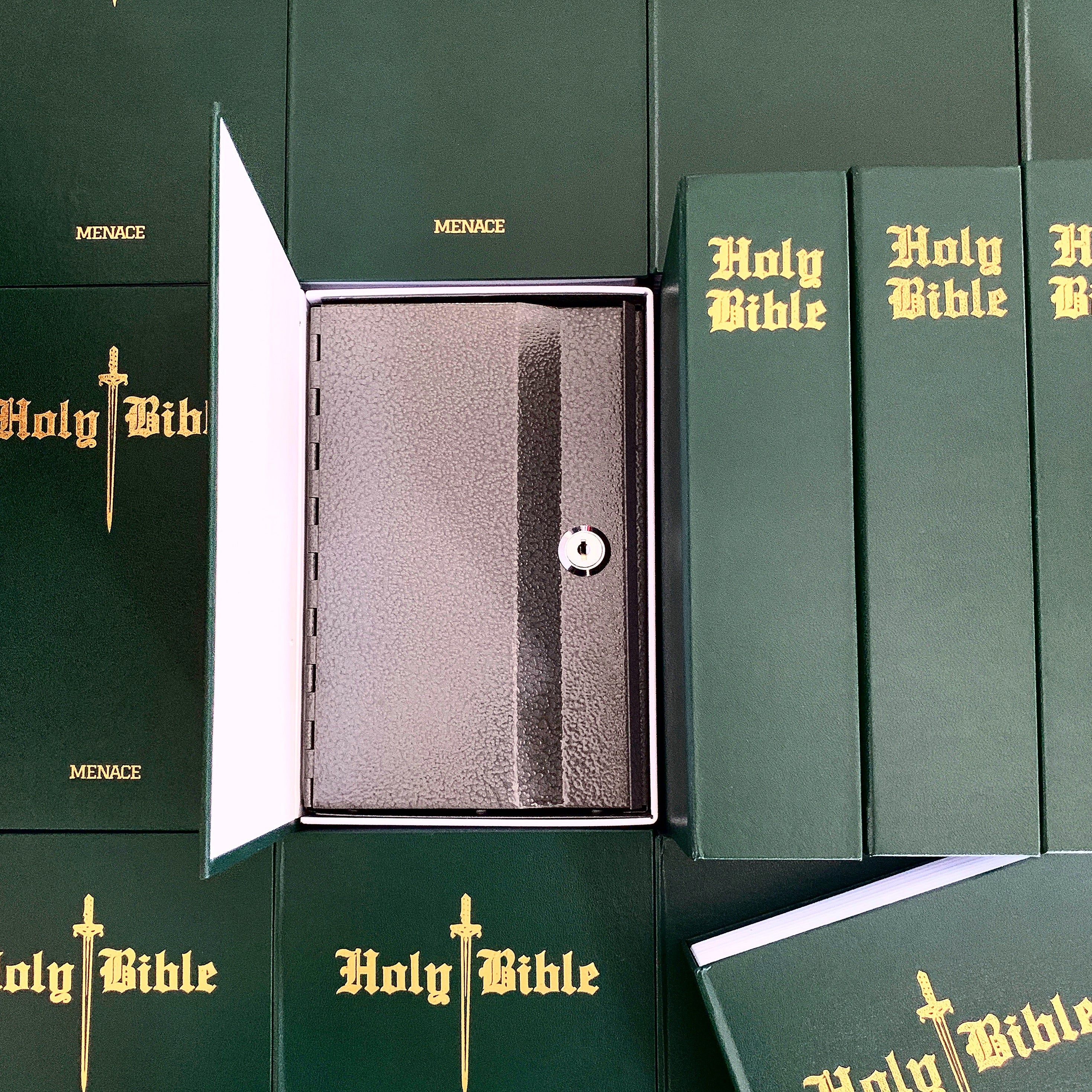 MENACE HOLY BIBLE SAFE BOX