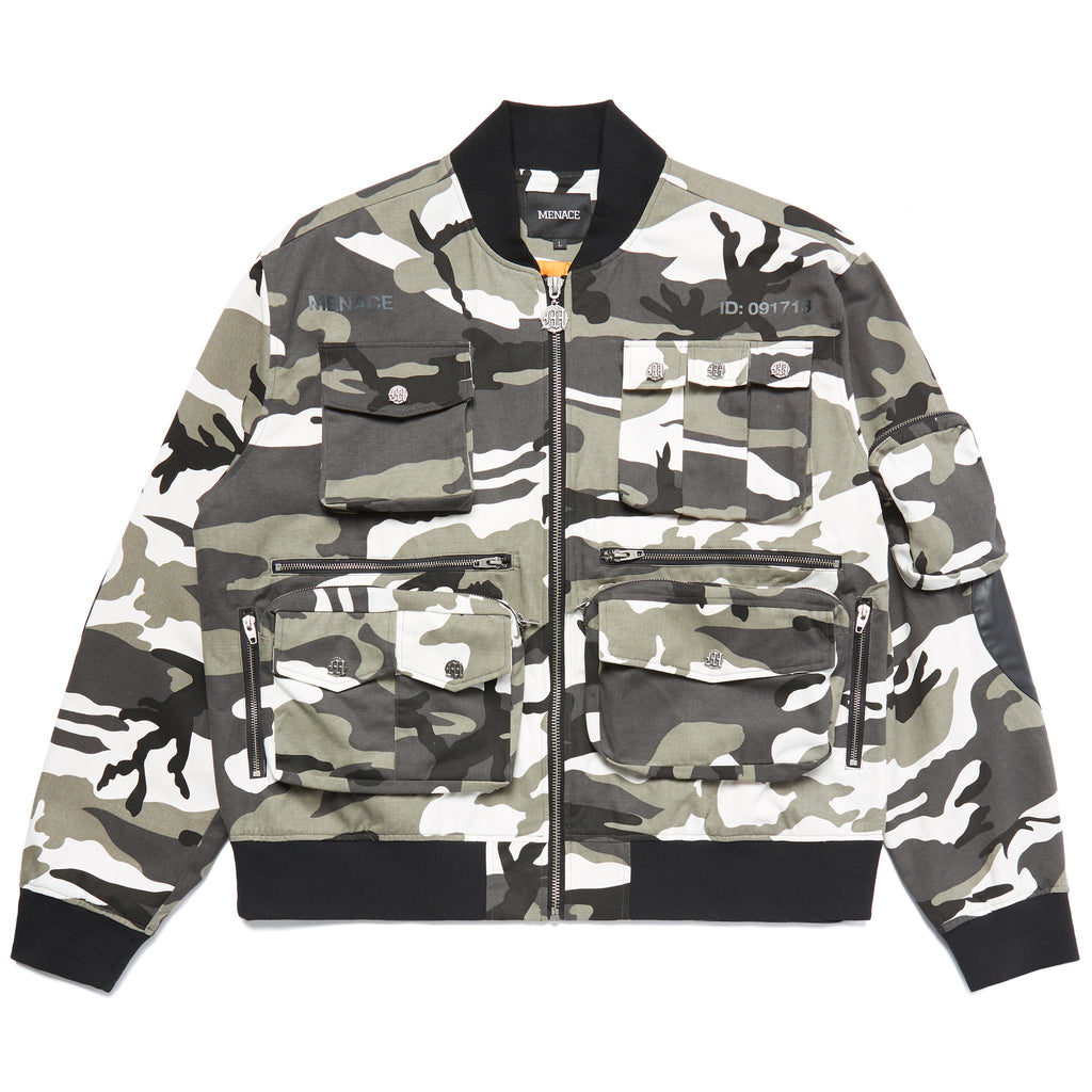 TACTICAL SNOW CAMO BOMBER – MENACE