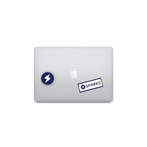 SPARKS - Fully Custom Laptop Die-Cut Stickers - Water-proof and oil-proof - Thick and durable 