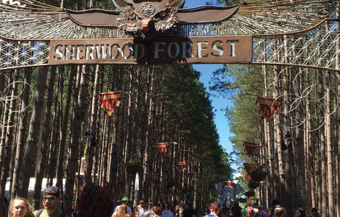 Sherwood Forest entrance at Electric Forest