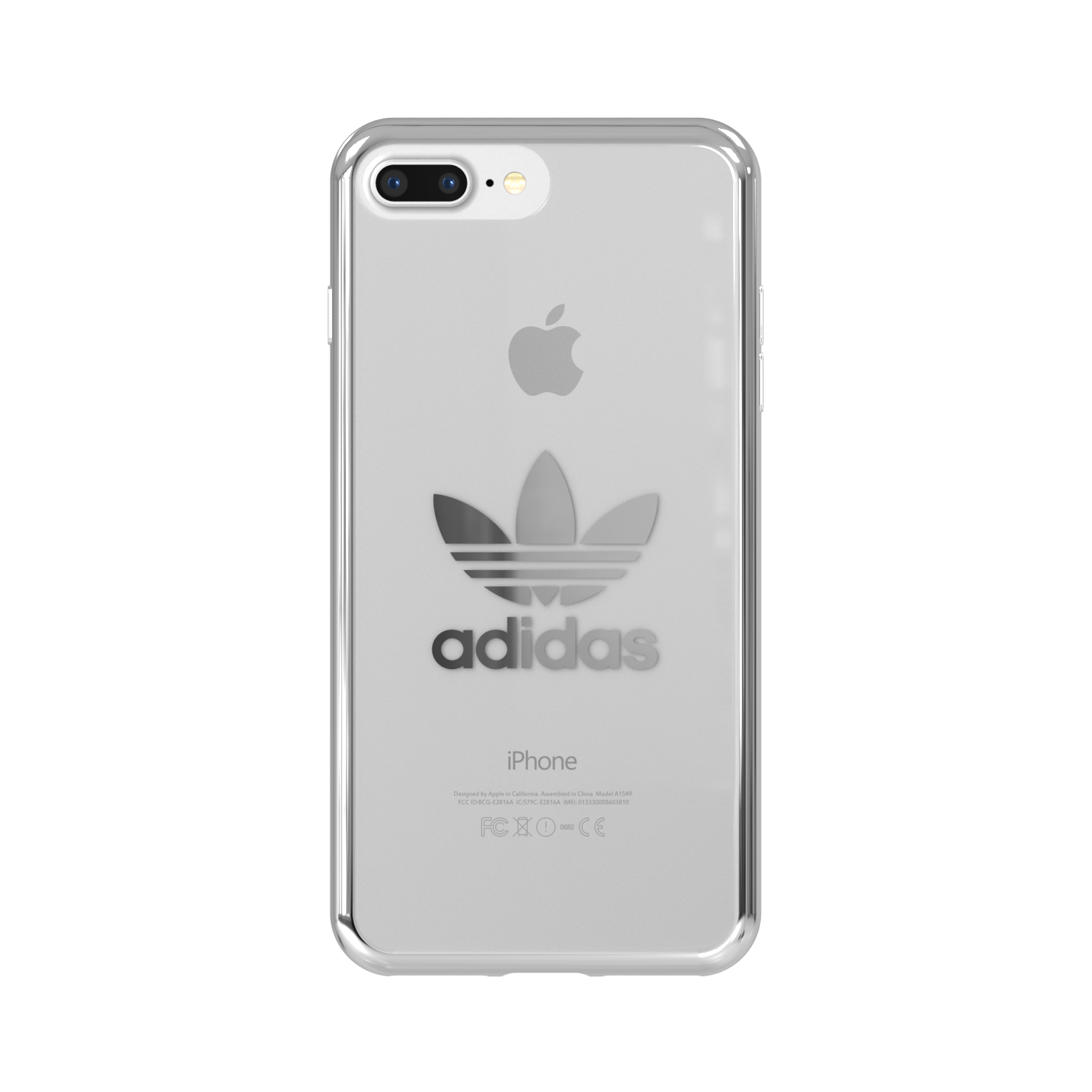 Sanders Laboratorium opschorten adidas Originals clear case iPhone 8/7/6/6s Plus Silver