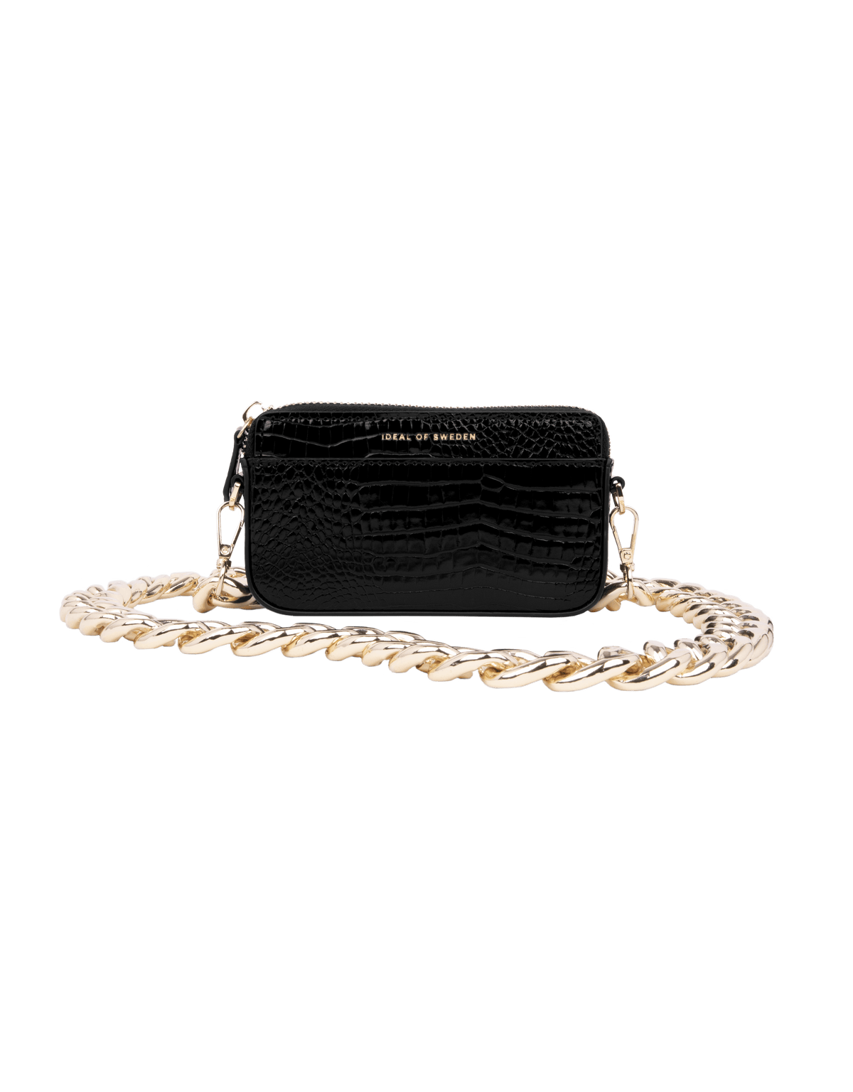 iDeal of Sweden Lia Baguette Bag Neo Noir Croco