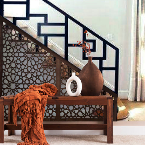 Staircase divider ideas, room divider ideas, stair partition, stairs design, staircase design.