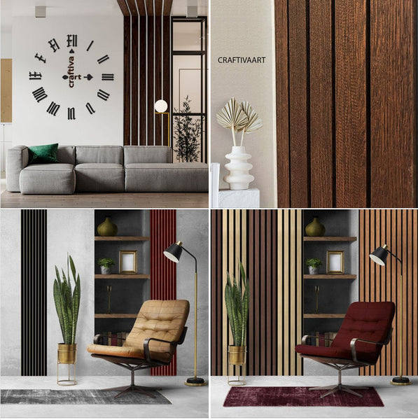 3D Slat Wall ، 3D جدار الفن الخشبي ، 3D Slat Wall Panels ، Wood Slat Wall