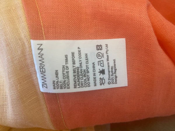 Zimmermann care label make sure not a fake