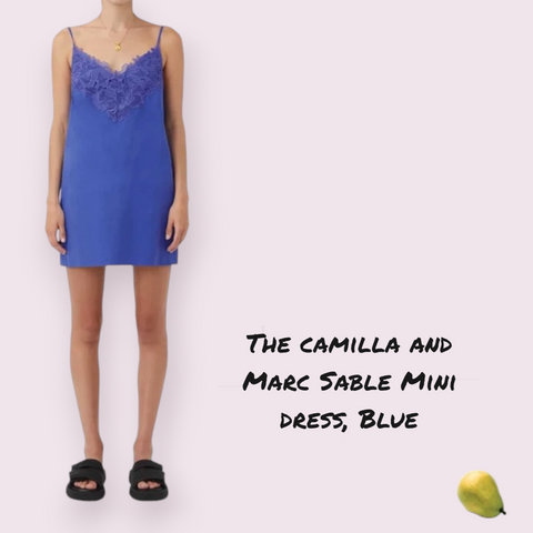 Camilla and Marc Sable Mini dress lace blue