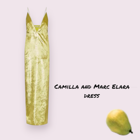 Camilla and marc Elara dress yellow formal