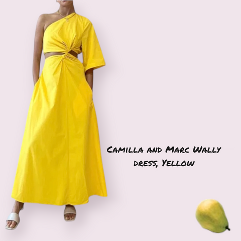 Camilla and Marc Wally dress yellow