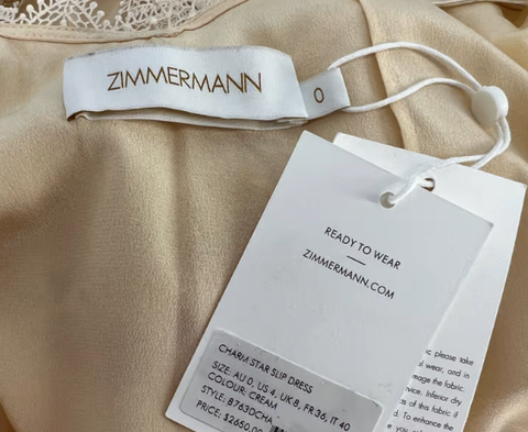 Genuine Zimmermann Label 