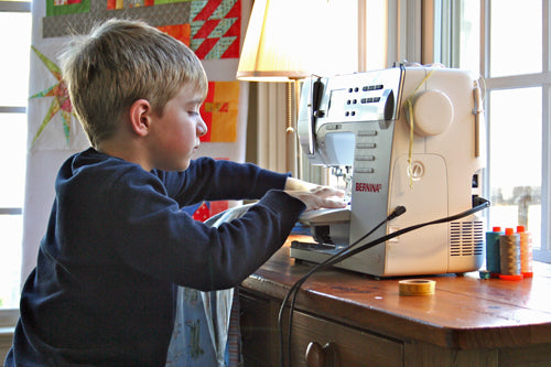 Sewing is not just for girls, boys can get in on the fun and enjoy making handmade items too.