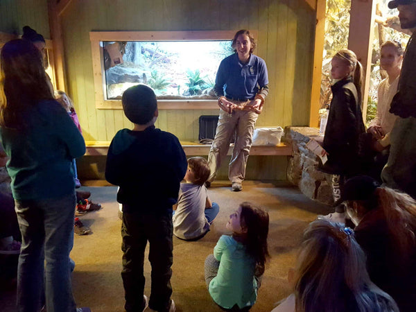 The Western North Carolina Nature Center offering opportunities for children to learn about their animals through one of their programs