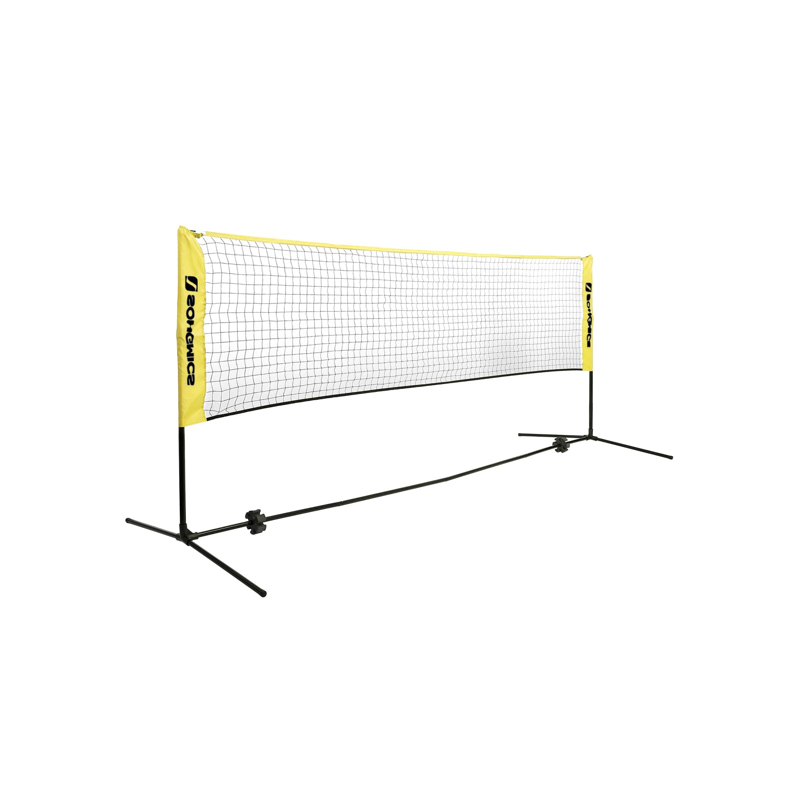 SONGMICS Yellow Badminton Net