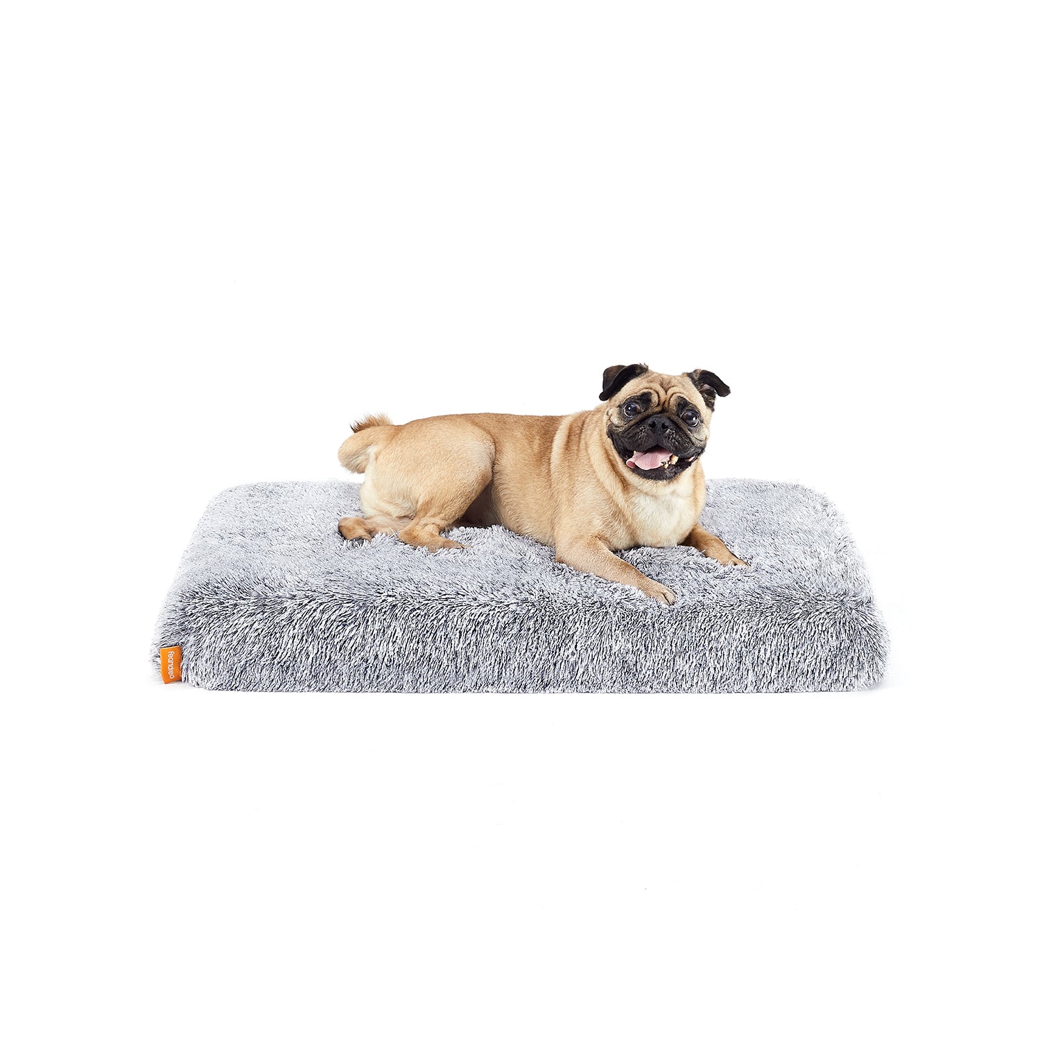 Hundebett mit Noppenschaumstoff gepolstert, Ombré-Grau / L 80.00 x B 50.00 x H 8.00 cm