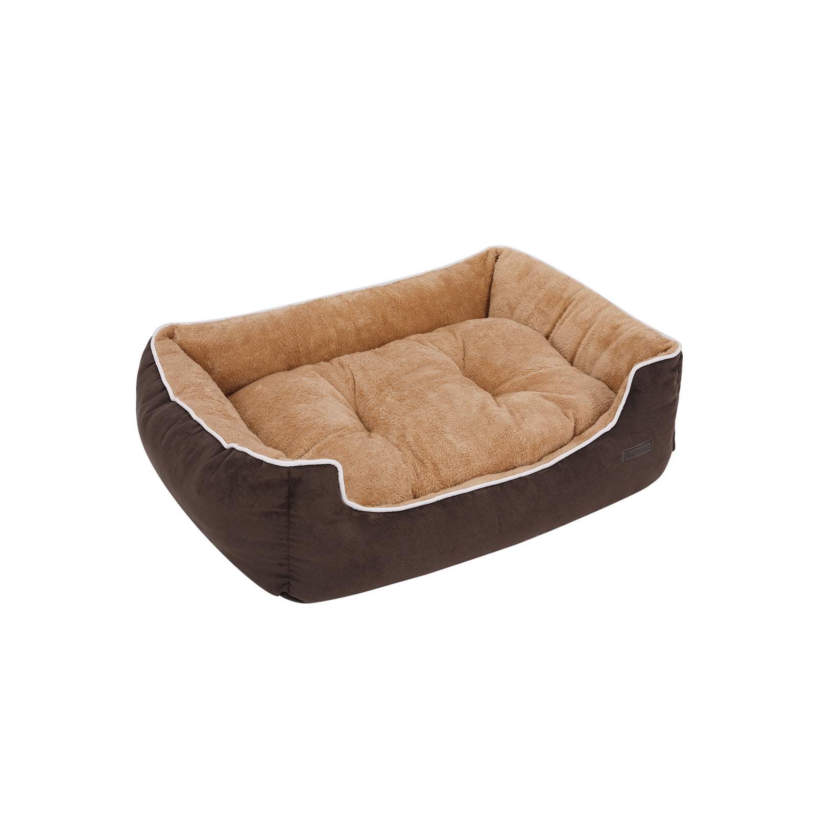 Weiches Hundesofa 90 cm Braun-Beige