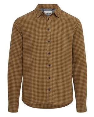 Checked Long Sleeve Button Up - Tan – Stroked Ego