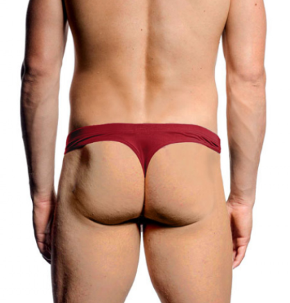 Mesh G String Thong - Red