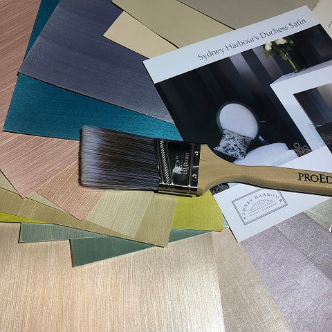 Duchess Satin color options from Sydney Harbour Paint Co.