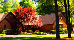 Exterior of Red Brick House