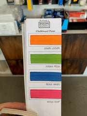 chalkboard paint in different color options