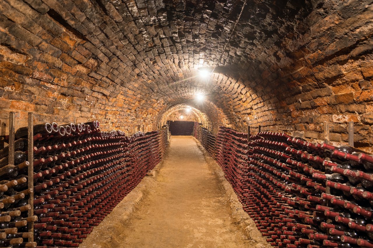 Cantine sotterranee in Franciacorta