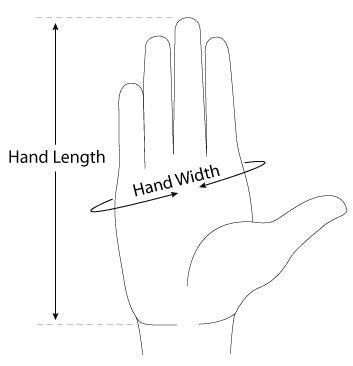 hand measurement hbc armor shop