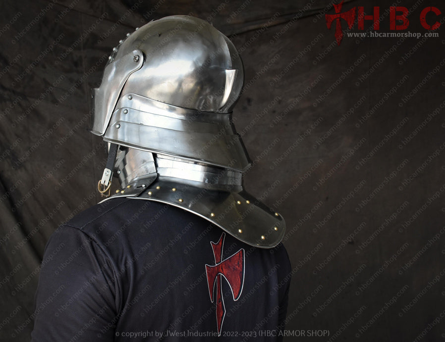 full armor german sallet