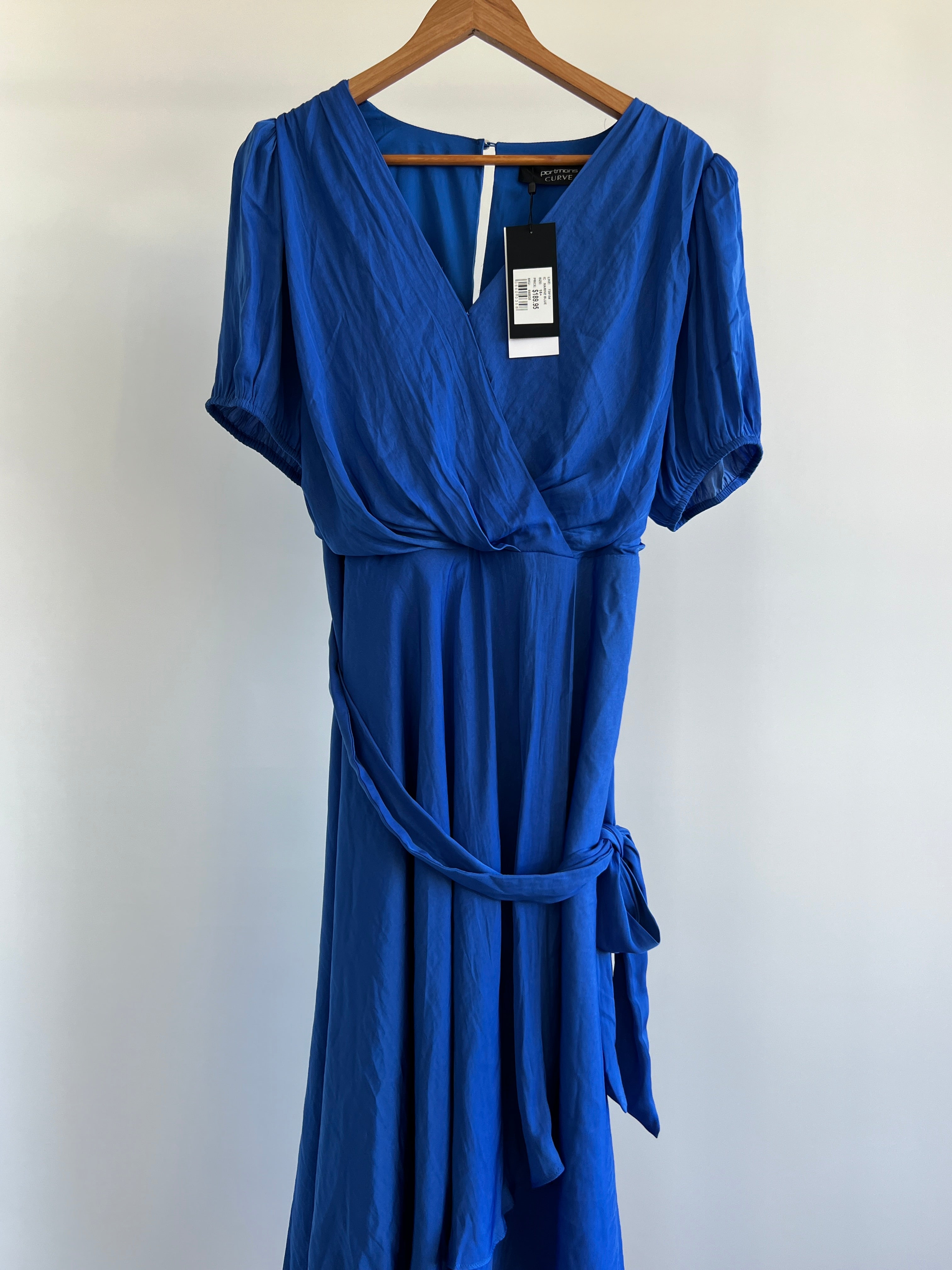 Portmans Marine Blue Dress - 16+ – flashbackshop.com.au