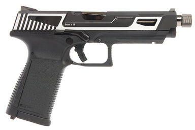 JDG P80 PFS9 RMR Cut Green Gas Airsoft Pistol (Licensed by Polymer 80) -  Grey