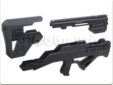 SRU SRQ Advanced Stock Grip Kit for M4 AEG (Black) - eHobbyAsia