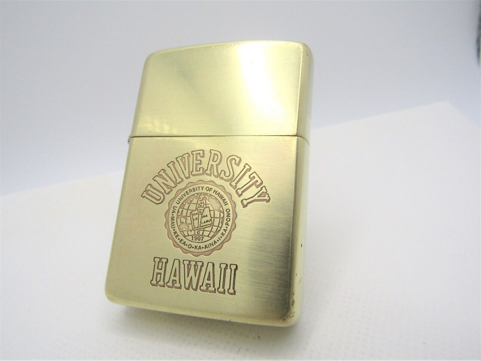 ZIPPO 真鍮 solid brass HAWAII ハワイ クロコダイル-