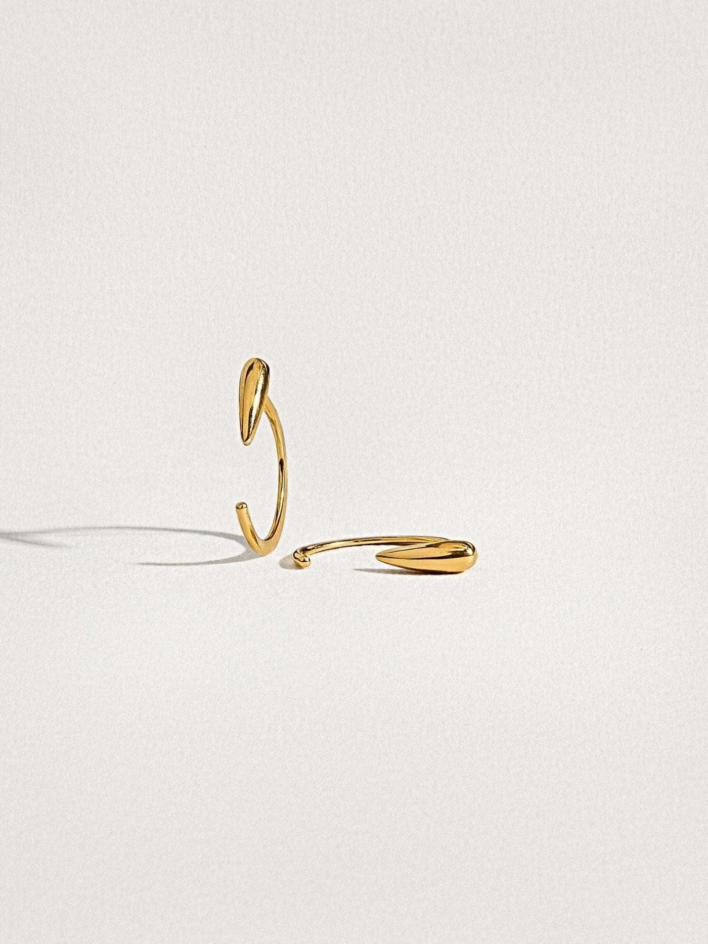 Luppa Huggie Hoops - 24K Gold PlatedBackUpItemsDainty Gold HoopsLunai Jewelry