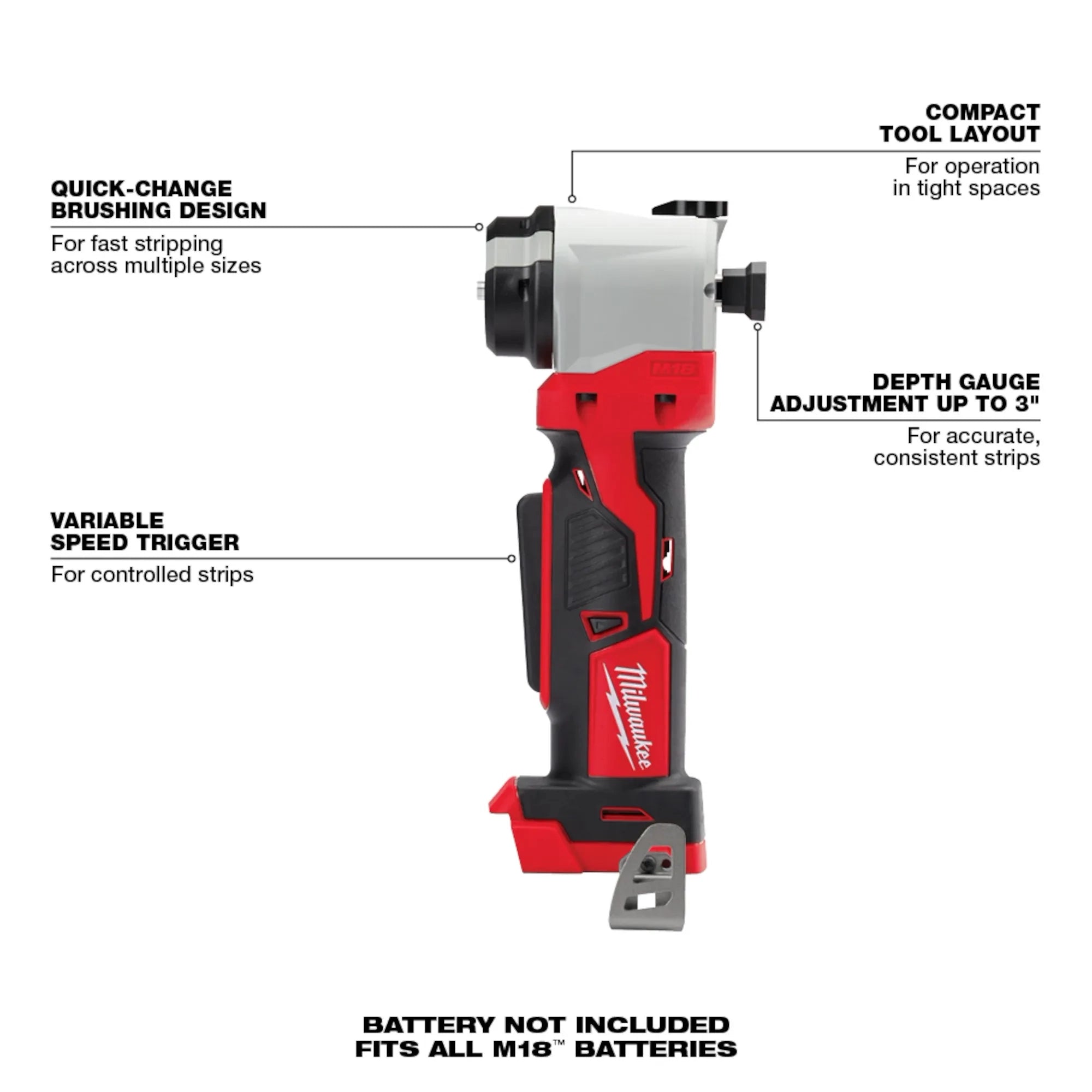 Milwaukee M18? Cable Stripper Kit (2935CU-21S) with 17 Cu THHN / XHHW Bushings