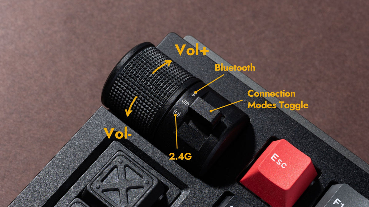 Lemokey L1 QMK/VIA Wireless Custom Gaming Keyboard