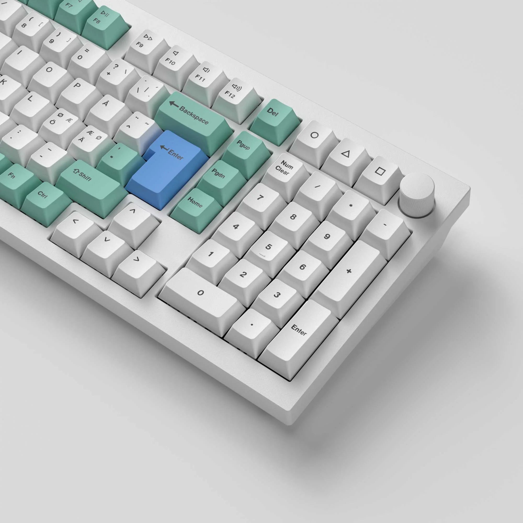 Cherry Dye-Sub PBT Full Set Keycap Set - Iceberg - Nordic-ISO