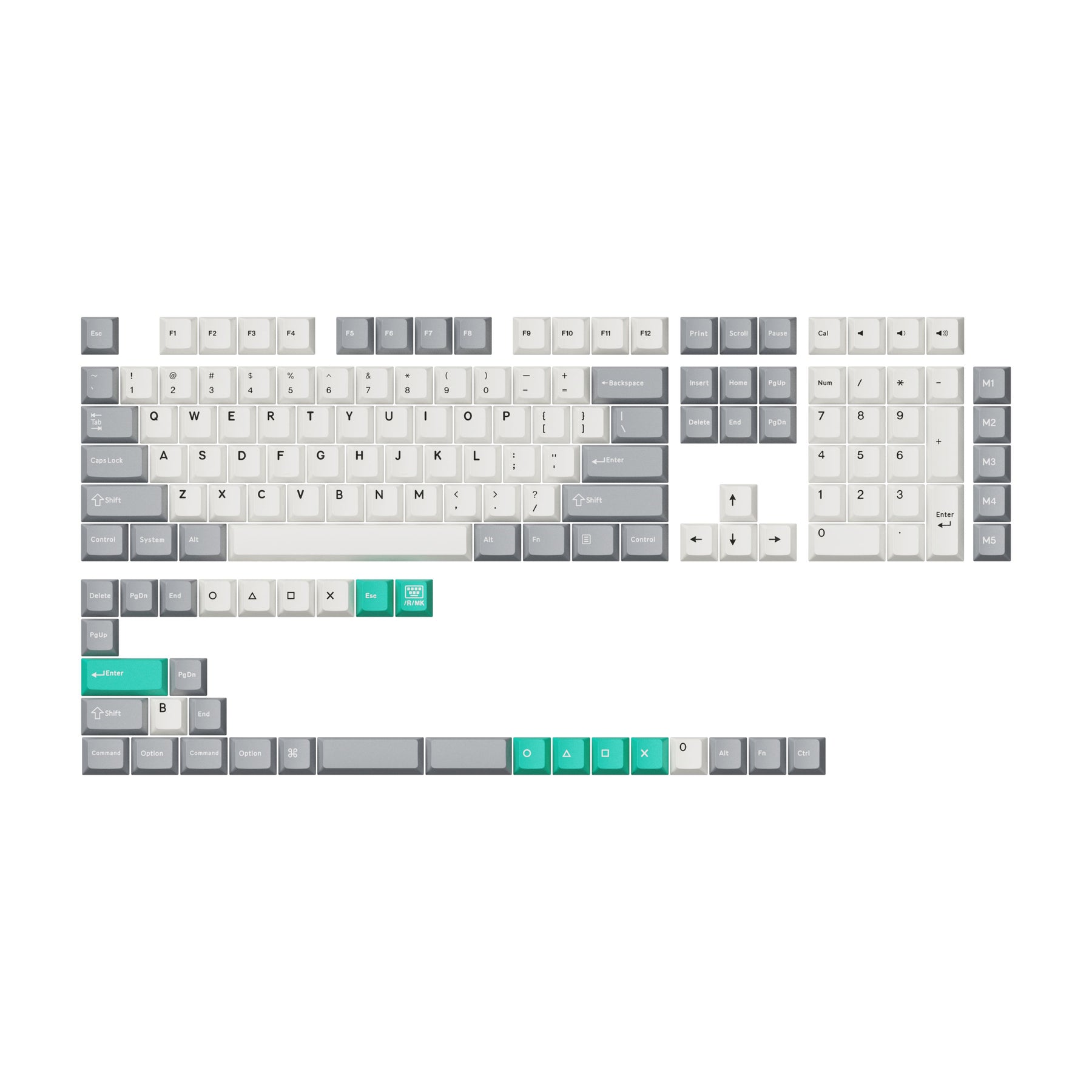 Keychron Spanish Layout ABS Full Set Keycap Set