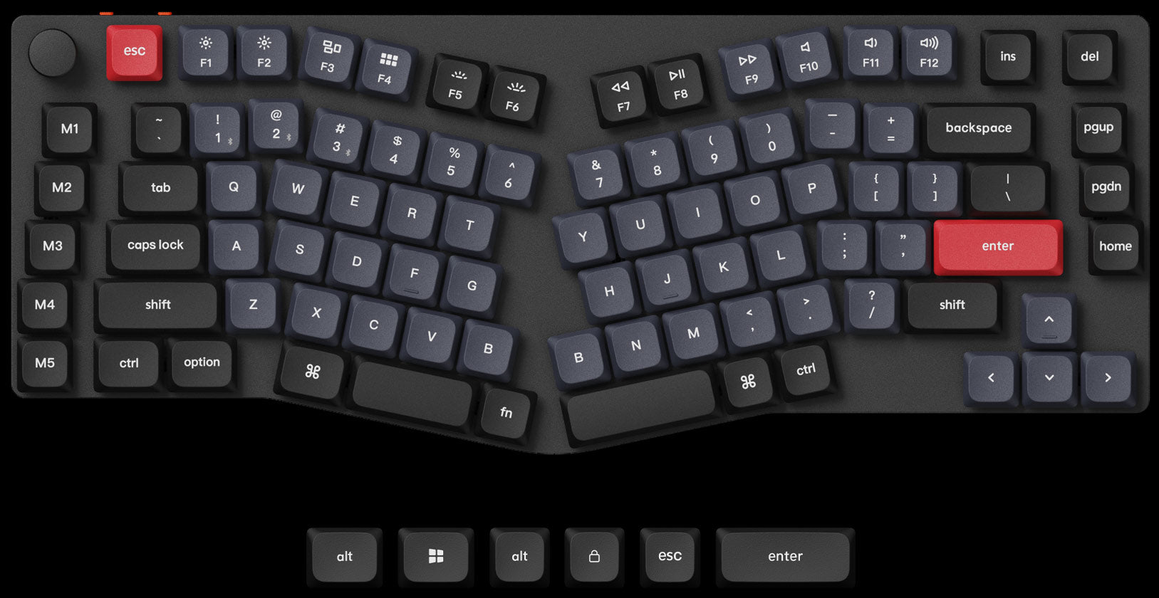 Keychron K15 Pro 75% Alice Layout QMK/VIA Wireless Custom Mechanical Keyboard