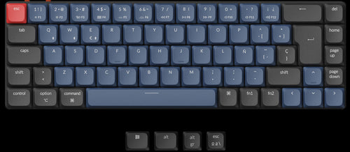 Keychron K7 Pro QMK/VIA Low-Profile Ultra-Slim Wireless Mechanical Keyboard ISO Layout