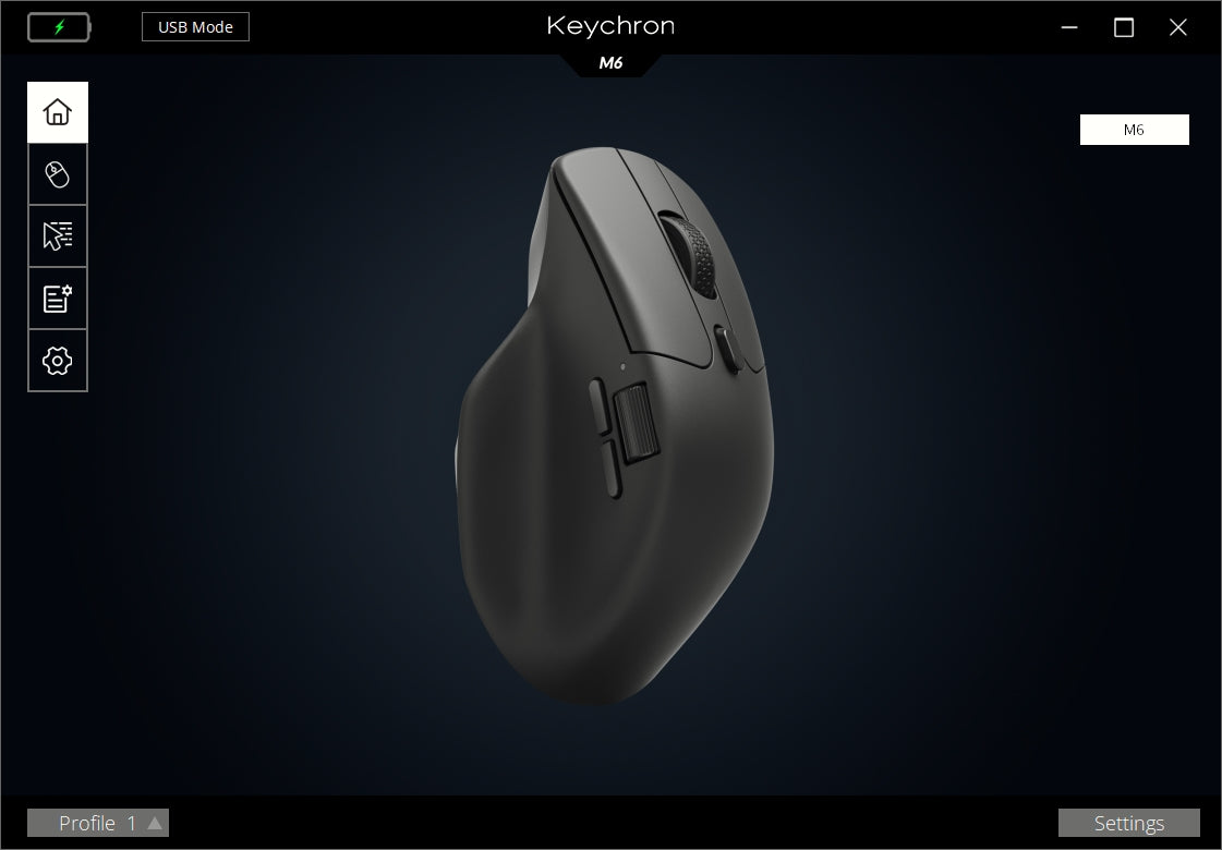 More Customization on The Keychron Engine of Keychron M6 Wireless Mouse