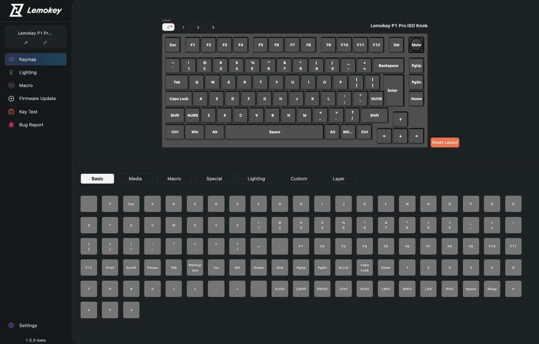 Program the_P1 Pro ISO keyboard with Launcher